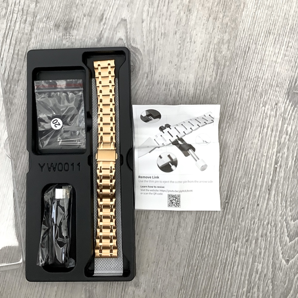 Apple Watch Band  Golden Stainless Steel Metal
